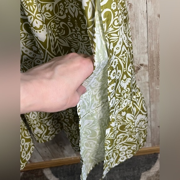 🆕 Zanzea Green Floral Cover Up/sun dress - Picture 4 of 6